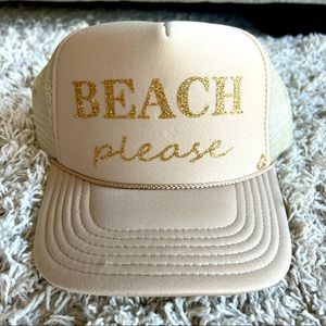 Mother Trucker SnapBack baseball cap “BEACH please” NEW